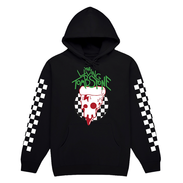 Pizza Logo Black Hoodie (PRE-ORDER) – The Living Tombstone Pizza Logo Black Hoodie (PRE-ORDER) – The Living Tombstone
